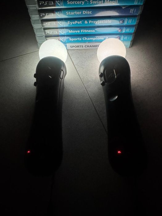 2x kontroler PS move + kamerka + gry gratis