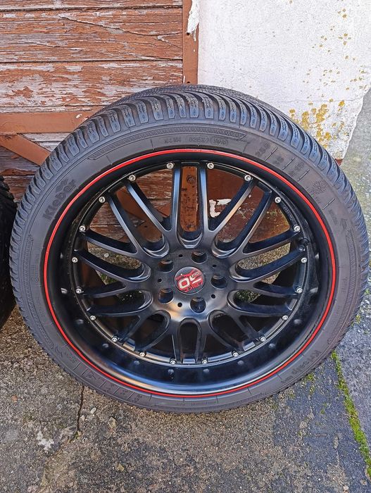 Alufelgi Dotz Mugello Audi A6 5x112 ET35 czarne Rant 19" 255/35/19 7mm