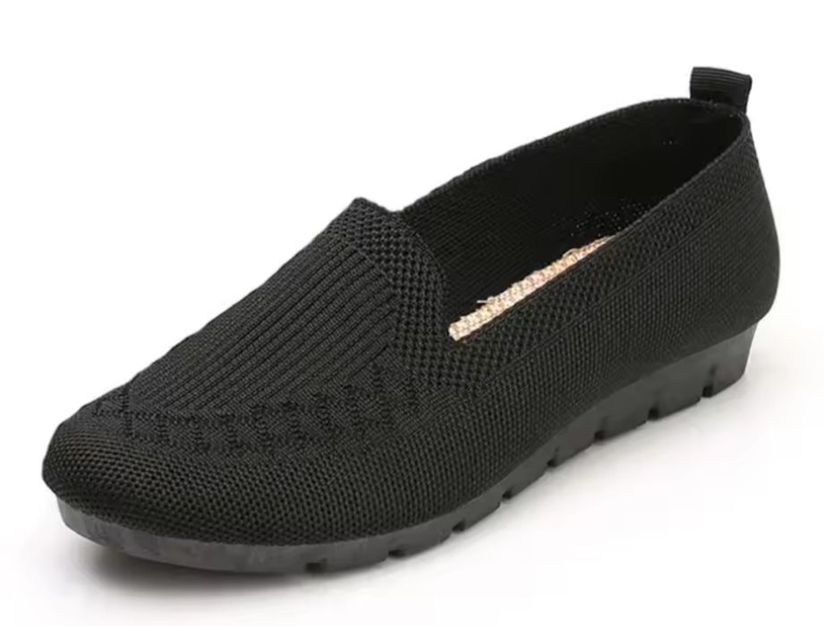 Czarne letnie buty damskie