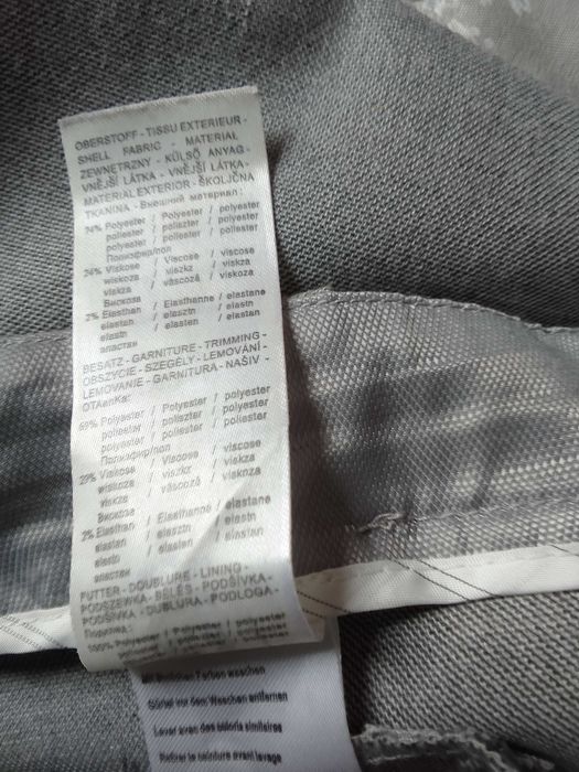 Eleganckie spodnie ORSAY – szare, klasyczne, rozm. 38