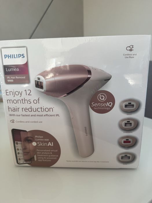 Nowy depilator IPL Philips Lumea 9900 SenseIQ