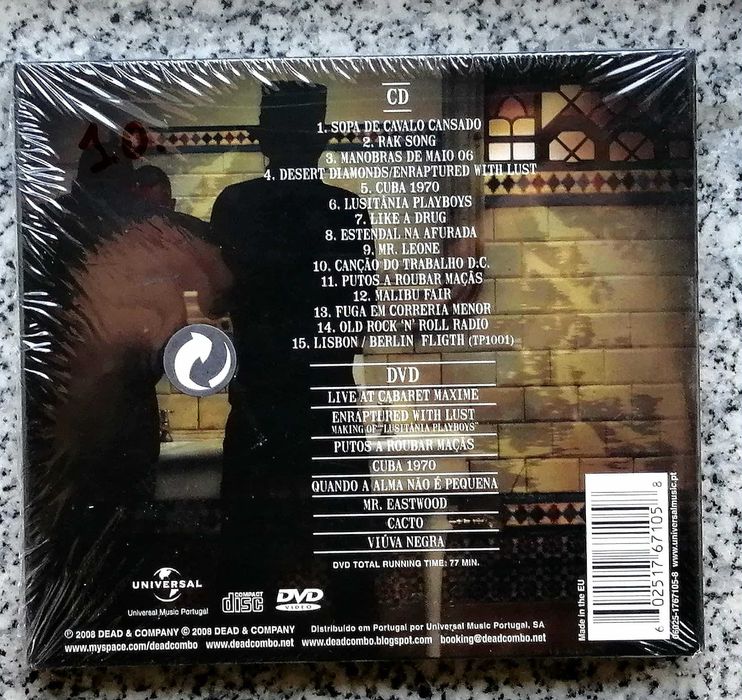 Cds de Dead Combo/Estilhaços Cinemáticos/Dapunksportif