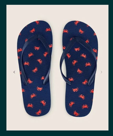 * * * NEW MenSecret Printed Slippers Size 41 * * *