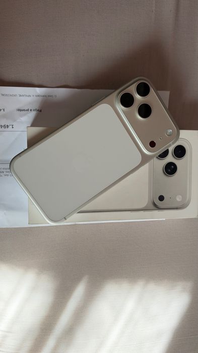 iPhone 17 pro max silver 256gb