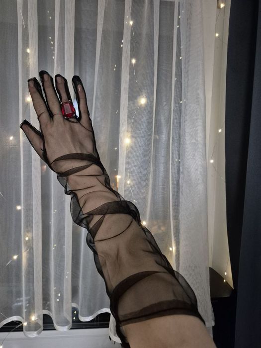 Rękawiczki długie uroczyste