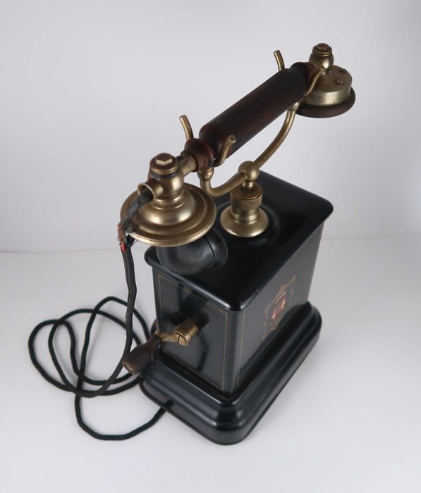 Telefone de manivela antigo Jydsk  1910/20´s