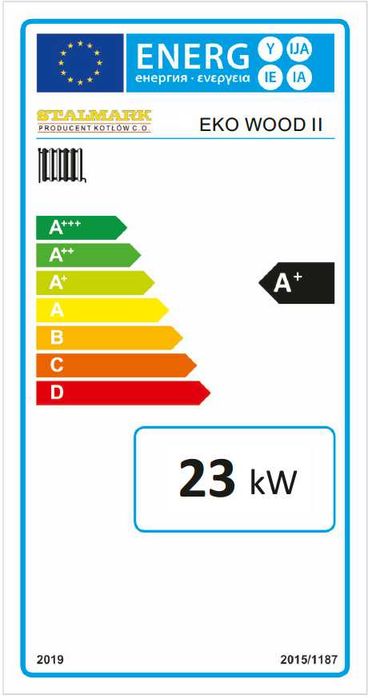 Kocioł piec zgazowujący drewno STALMARK EKO WOOD II 23 kW 5 klasa