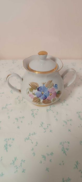 Чайний сервіз Кремгэс з росписом Сирень СССР Вінтаж