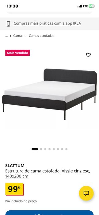 Cama casal Ikea