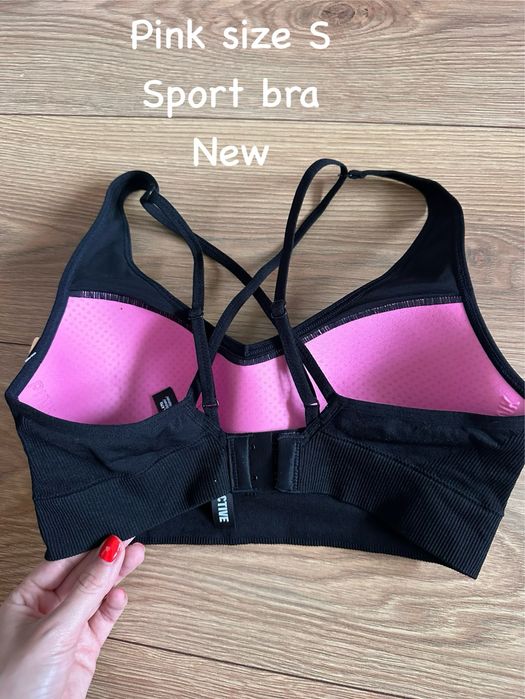 Pink active nowy stanik sportowy S victoria’s secret