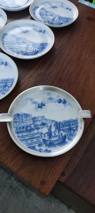 Cinzeiro em prata Vista Alegre