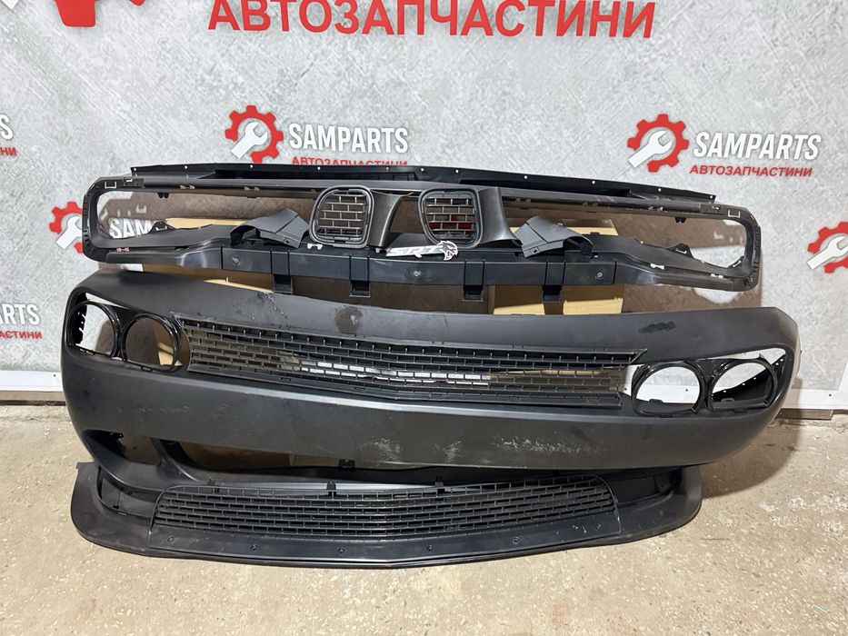 Бампер в сборе комплектация hellcat S Dodge Challenger 2015-2021 Бампер в сборе Додж Челенджер 2015-2021 Хелкат С