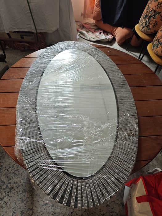 Espelho Cristais Alta Qualidade C/Novo