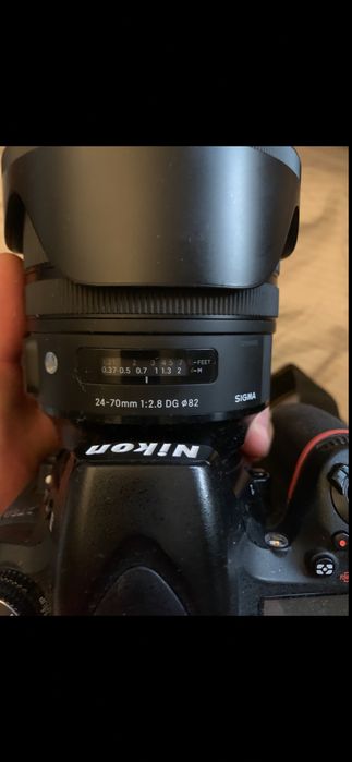 Zestaw: Nikon D7100 + Sigma 24–70mm f/2.8 Art – Stan idealny