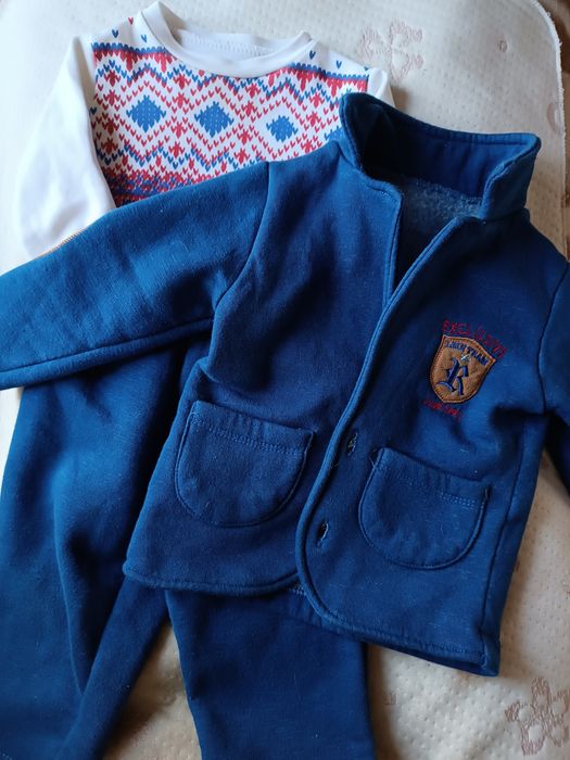 Теплий костюм-трійка на хлопчика