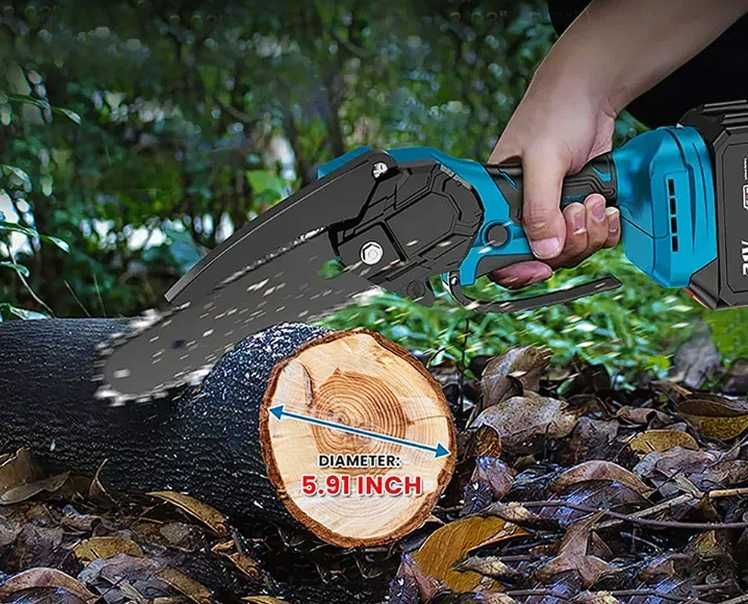 Ogrodowa Mini Piła Łańcuchowa 3000W/idealna do przycinania drzew