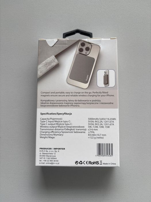 CellLine Powerbank MagSafe do Iphone