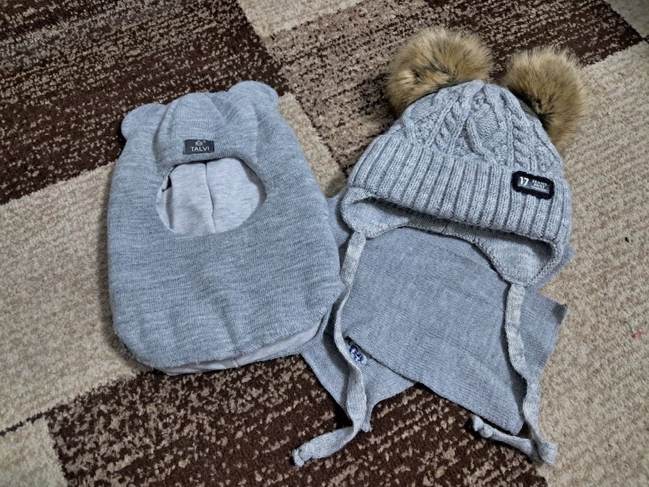 Зимові дитячі шапки шарф