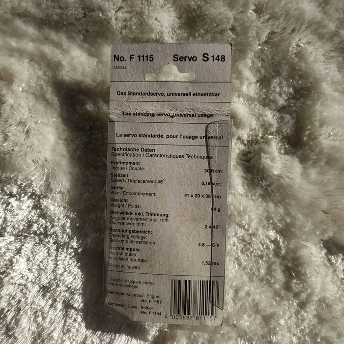 RC Aeromodeling Servo Mechanism64585234850178121