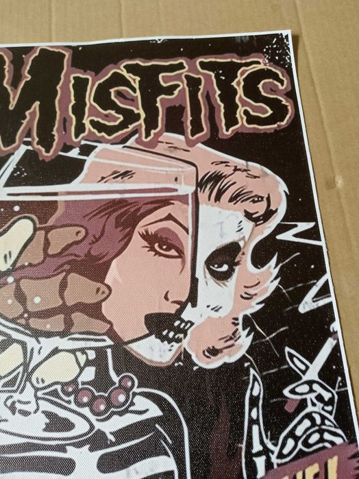 plakat zespołu  misfits