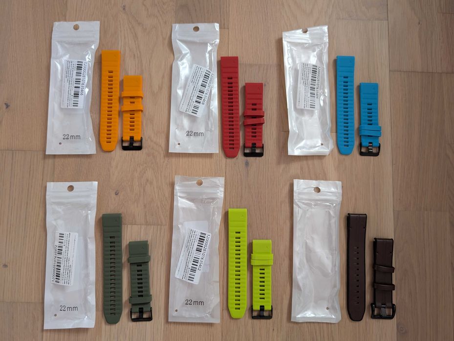 Paski do zegarka Garmin - NOWE, super zestaw!