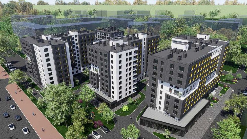 Однокімнатна квартира від забудівника — 36,6 м² | Балкон _TI