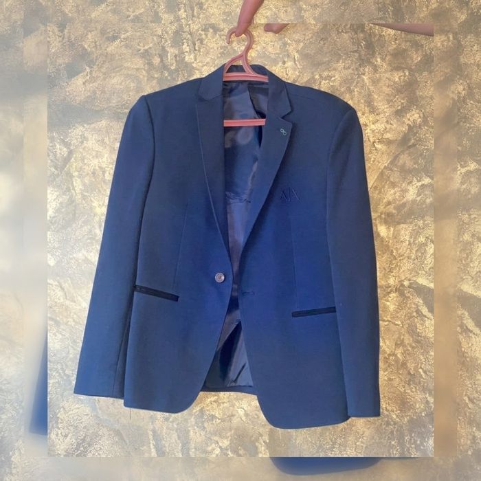 Чоловічий піджак темно-синій Slim Fit (розмір 54) — Новий