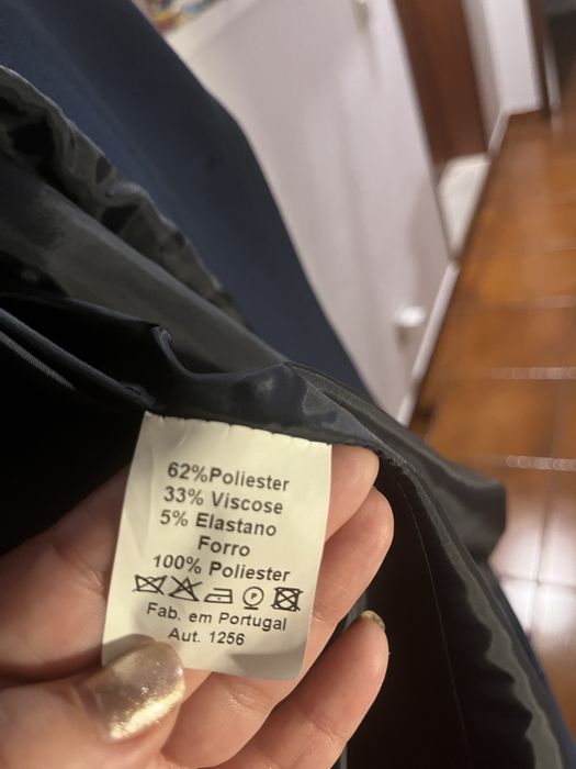 Fato Saia/Casaco - tamanho grande