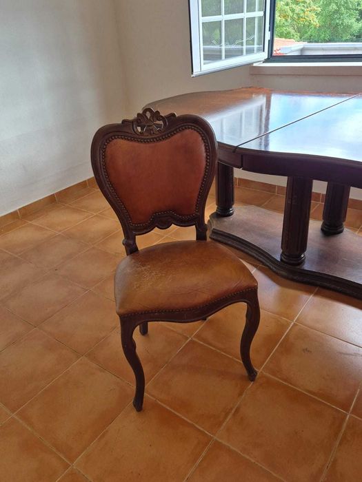 Mesa de Jantar Madeira Maciça Vintage