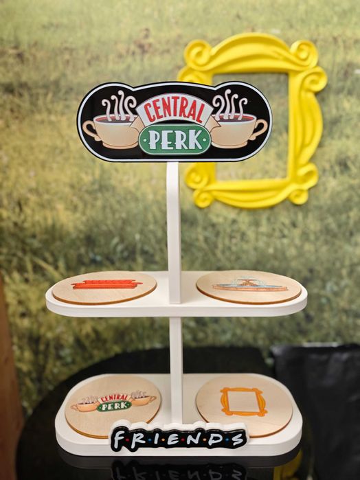 Stojak na kubki Friends Central Perk prezent dla fana 280 mm