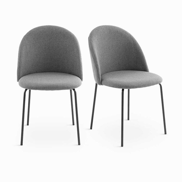 Conjunto 4 cadeiras Cinza Mesa Jantar