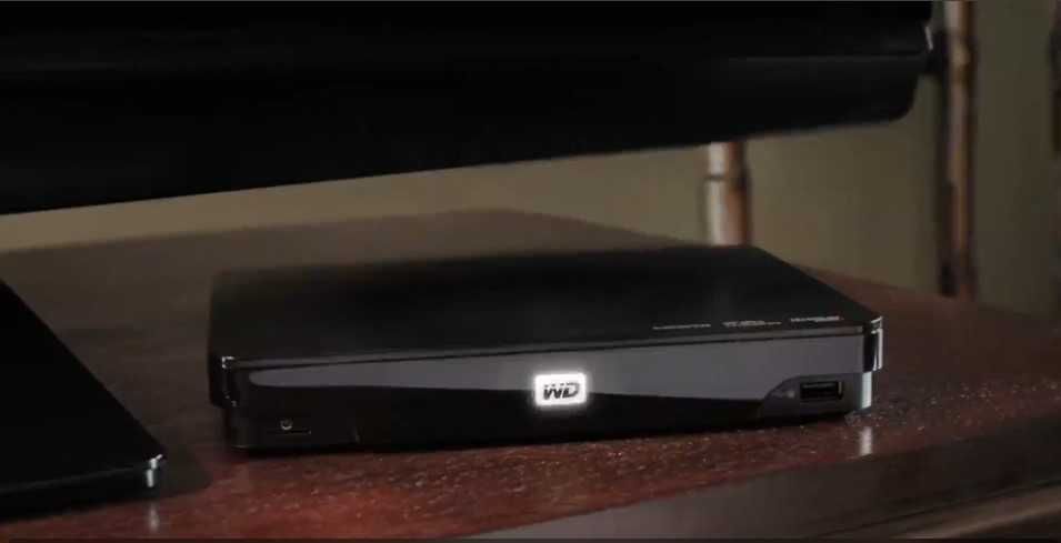 Western Digital 1TB WD TV Live hub c/ comando
