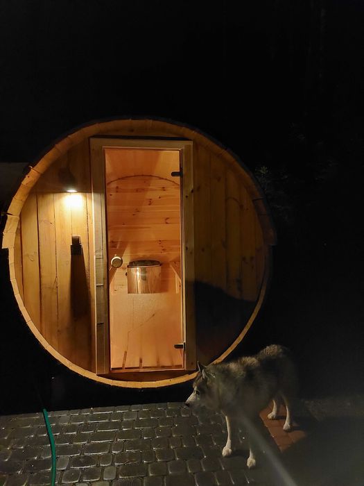Domek na  Kaszubach z basenem ,banią ruską i sauną.