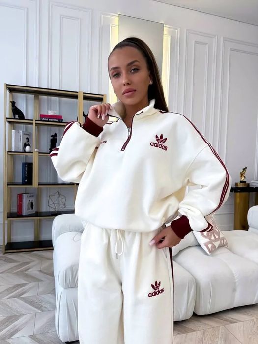 Dres damski ciepły spodnie bluza