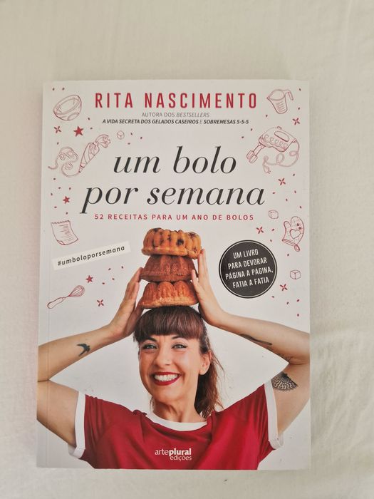 Conjunto de 3 livros de pastelaria da Rita Nascimento