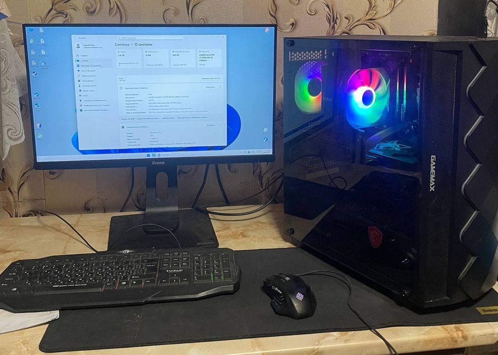 Игровой компьютер+ монитор