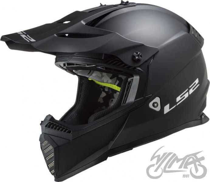 kask LS2 MX437  FAST EVOI MATT BLACK crosowy enduro