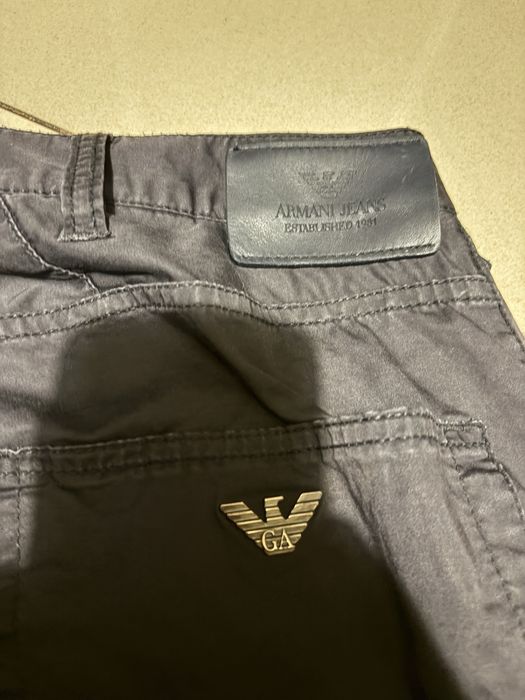 Spodnie granatowe armani