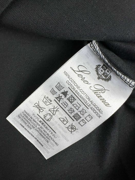 Koszulki Shirt meski Ultra Premium herb Loro Piana OUTLET czarna