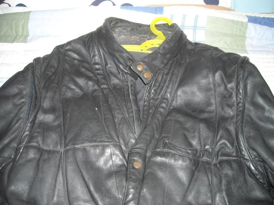 Casaco cabedal Vintage