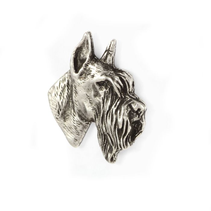 Sznaucer pin posrebrzony Art-Dog
