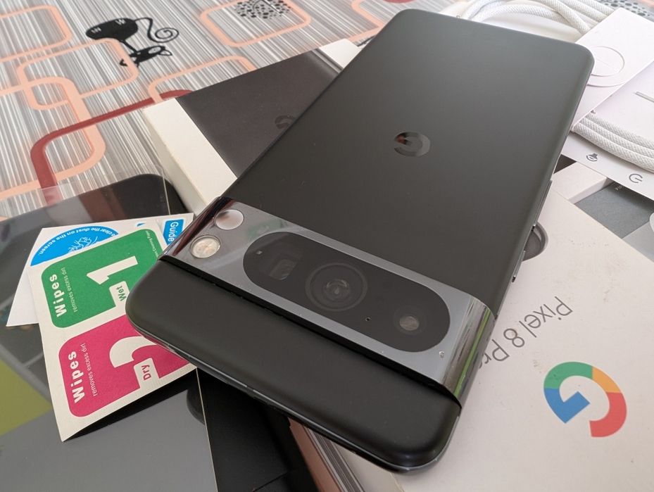 Супер Стан Google Pixel 8 Pro 12-128Gb Obsidian/Neverlock/2-Sim/NFC/326 циклів/Супер Камери/Без Вигорання/Без Дефектів