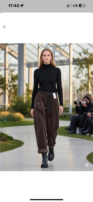 Брюки тёплые, вельветовые, , Италия, 42- 52