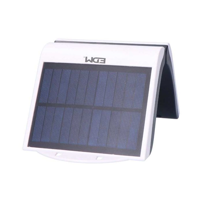 Candeeiro de Parede Solar 2W 220Lm 6.500K C/ Sensor
