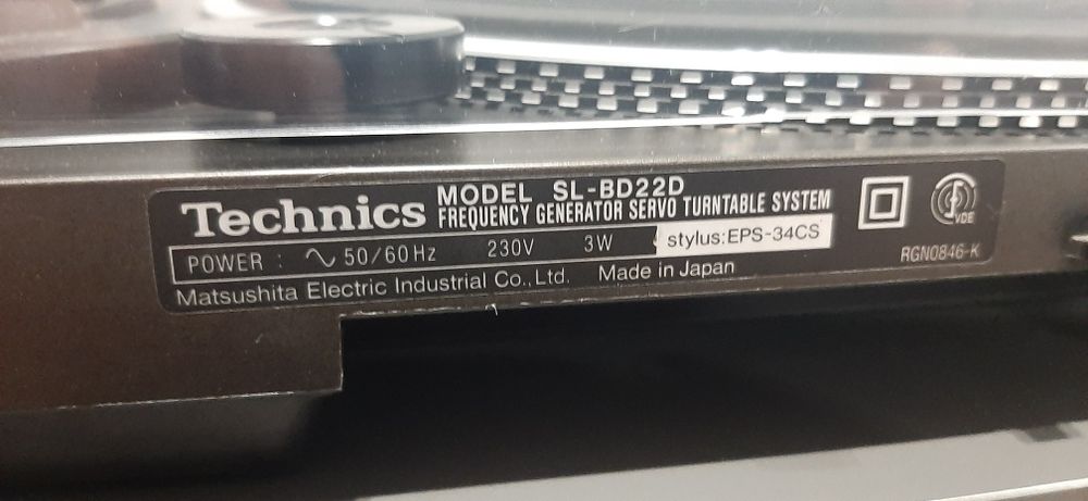 SL-BD22D Technics gramofon