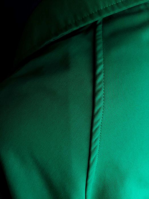 Gabardina de trespasse verde