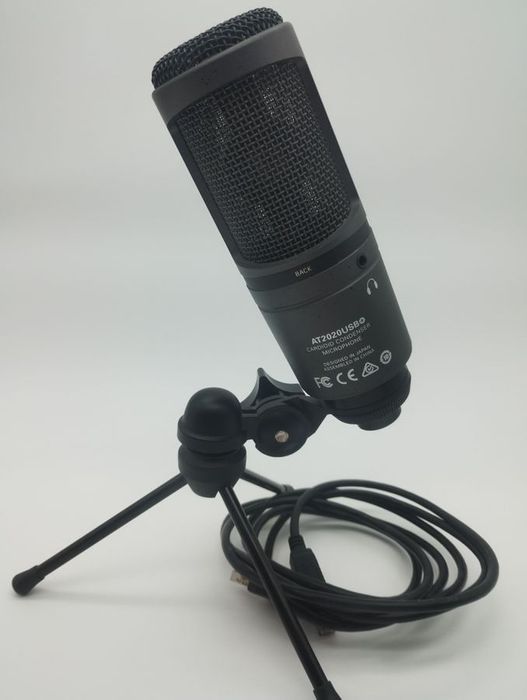 Продам студійний конденсаторний мікрофон AT 2020 USB+