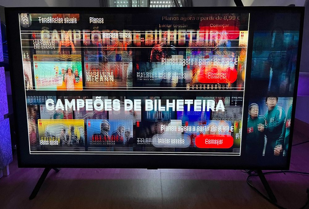 TV Samsung 50 4k (avaria na tela)