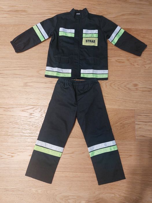 Strój strażaka mundur strażacki bal karnawałowy przebranie kostium 3-4