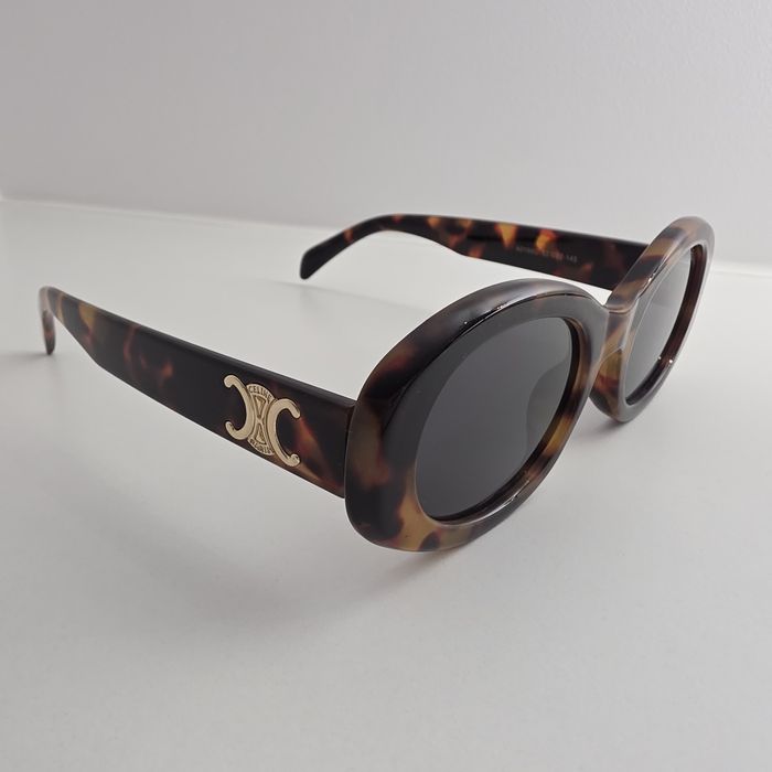 Celine Triomphe 01 Havana okulary przeciwsłoneczne brązowe